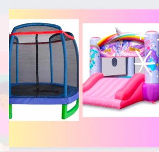 Brinca brinca + inflable princess